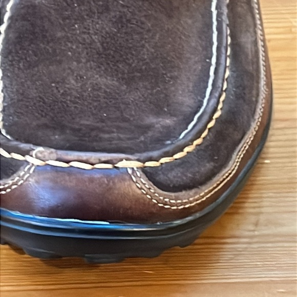 Cole Haan Venetian suede Leather Loafers, Size 10M, Brown main image 10